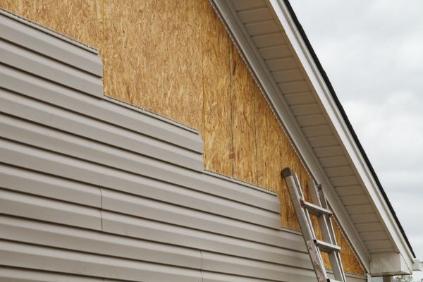 Grey Vinyl Siding Installation in Santa Fe
