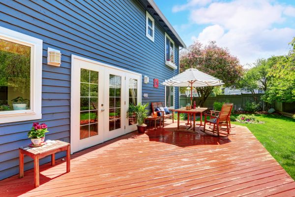 Blue Siding Installation in Santa Fe